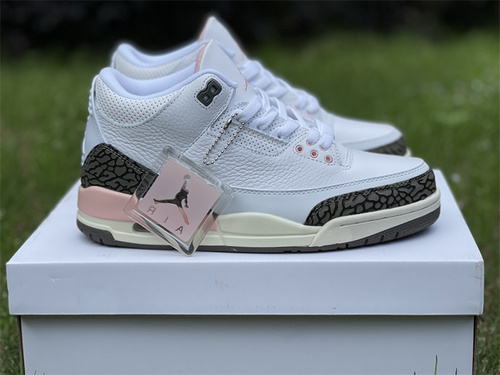 Pure original version_ Air Jordan 3 WMNS _ATMOSPHERE_ Pink Mocca-2adb371c